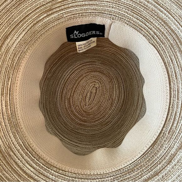 Sloggers Tan hat women size medium 22.5” - Picture 6 of 9